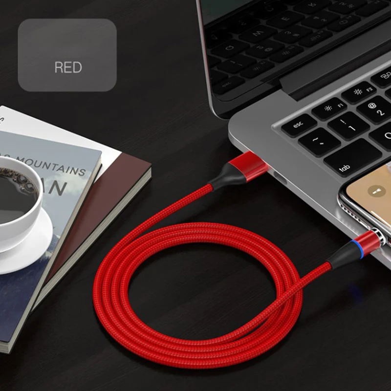Tutew USB Type C светодиодный кабель для Samsung S10 S9 Quick Charge 3 0 телефона быстрой зарядки