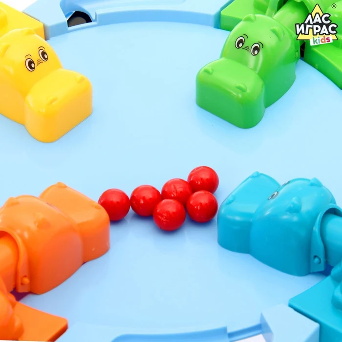 Настольная игра на скорость Накорми Бобо 4 бегемотика|Игры| |