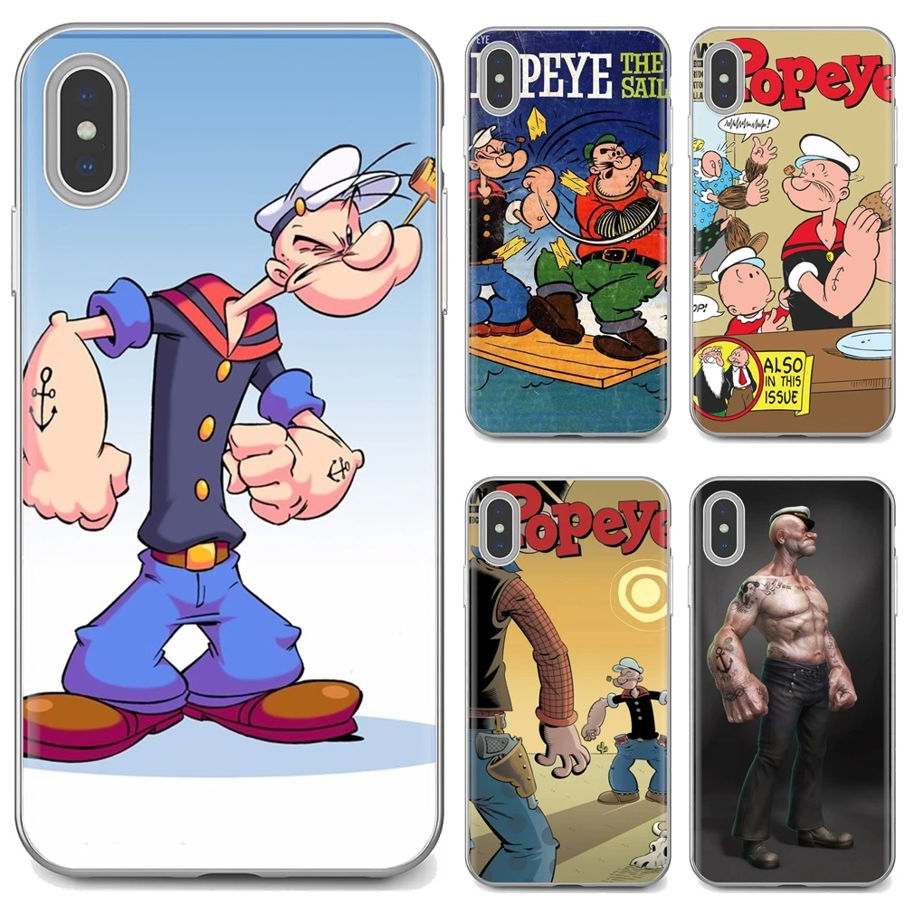 Popeye матрос обои мягкий чехол для Samsung Galaxy A10 A40 A50 A70 A3 A5 A7 A9 A8 A6 плюс 2018 2015 2016