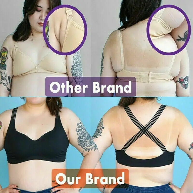 Женский бюстгальтер UK удобная корректирующая одежда спортивный эластичный