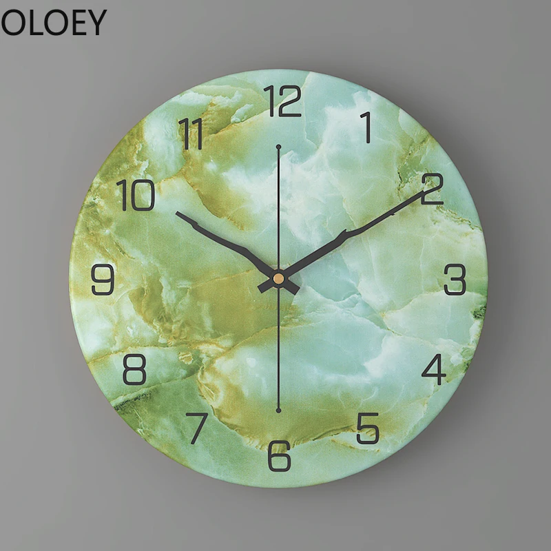 Large Metal Wall Clock 3d Nordic Creative Living Room Silent Modern Luxury Gold Watch Crackle Glass Shabby Chic | Дом и сад