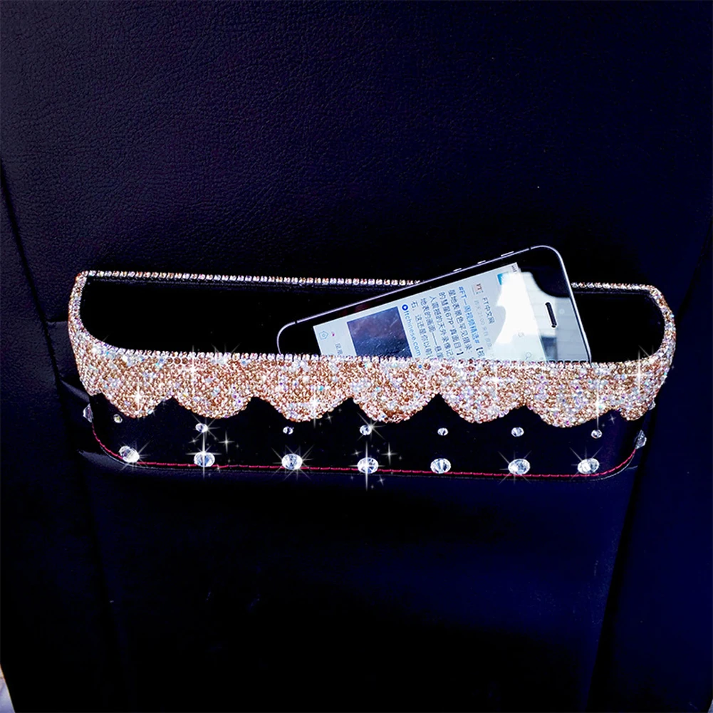 Аксессуары для стайлинга салона автомобиля красивый кожаный Органайзер с