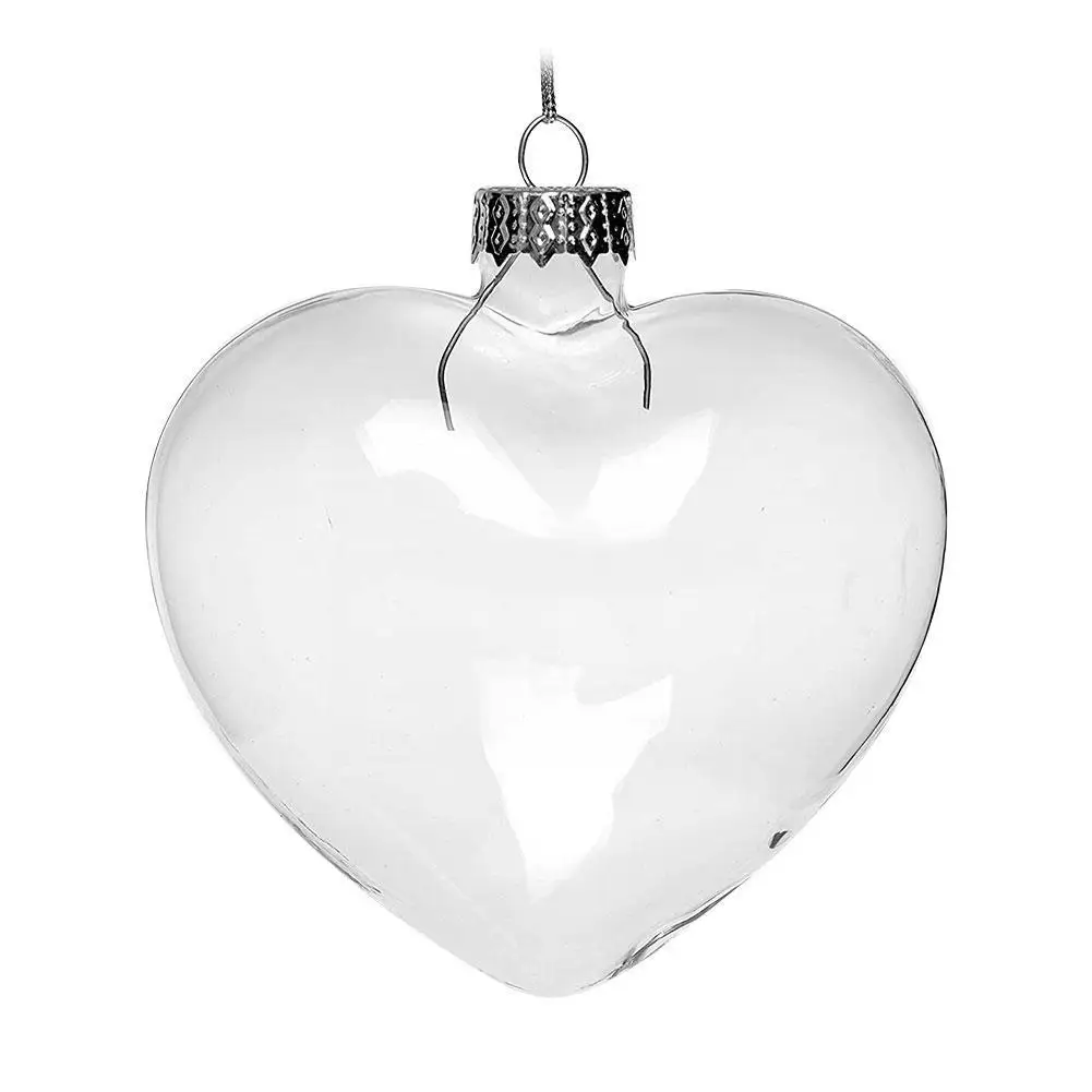 

20 шт. прозрачное стекло в форме сердца