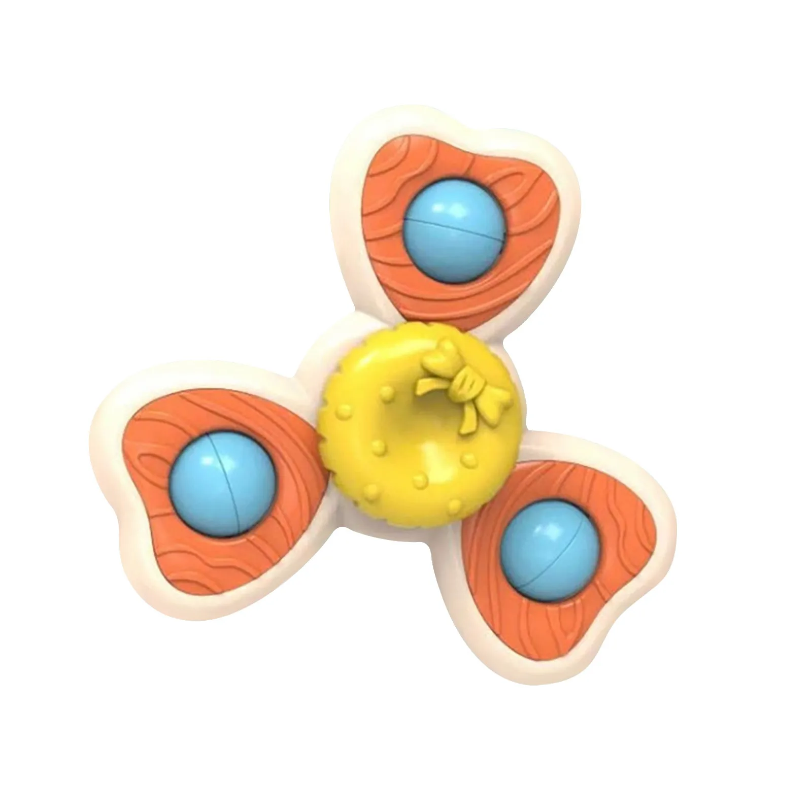 

3PCS Rotating Toy Ice Cream Cartoon Rotating Suction Toy Suction Cup Rotating fidget toys Cheap and free shipping
