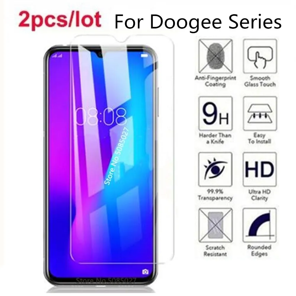Закаленное стекло Для Doogee Y8 Plus 2.5D Premium Защитная пленка для экрана на N10 N100 N20 S40 X100 X90