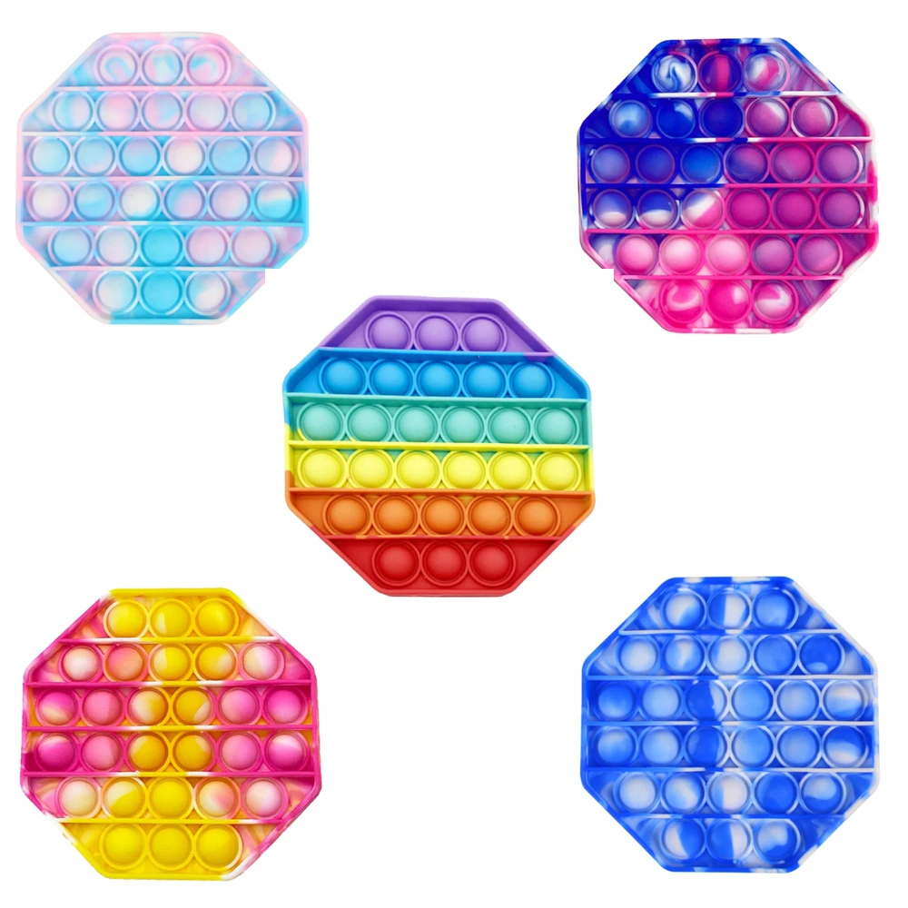 Игрушки-фиджеты пуш-поп сенсорные пузырьки умные игрушки для детей сжимаемые