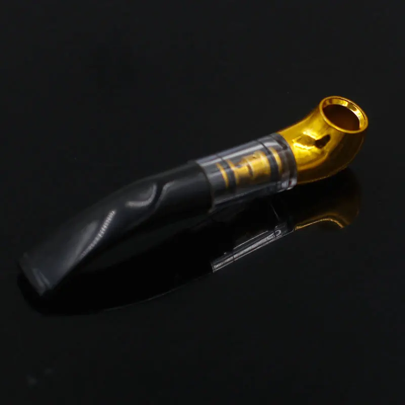 Черная Новинка золотые аксессуары для сигарет фильтр Держатель пищевого класса