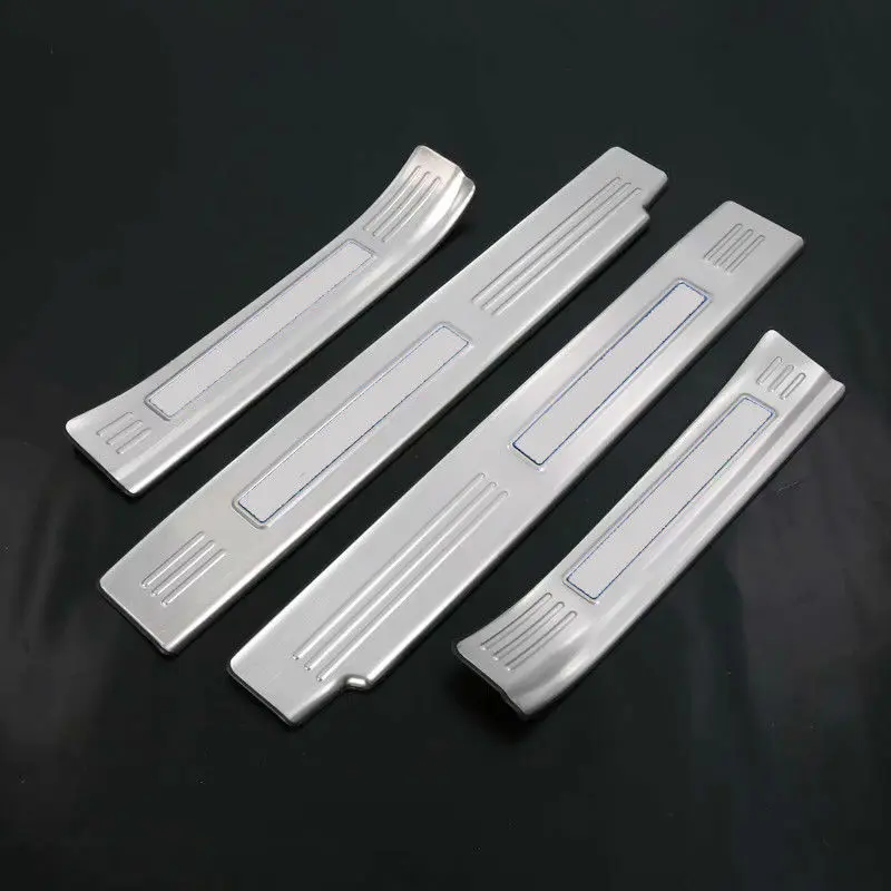 

for Jeep Wrangler JL 2018 -2020 Stainless Outer Door Sill Scuff Plate Cover 4pcs