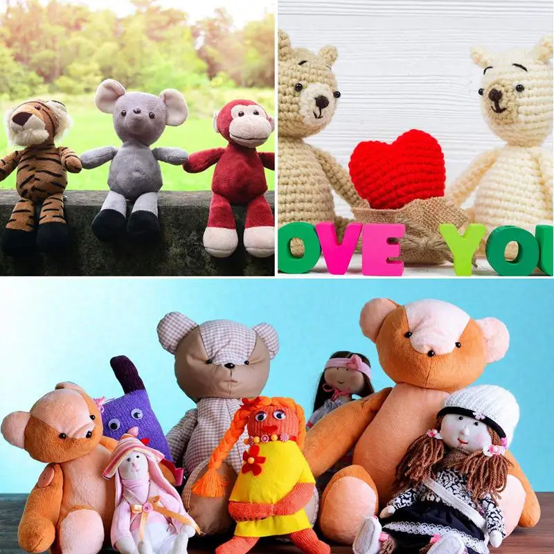 142 штук черные пластиковые защитные глаза с шайбами и коробкой для хранения