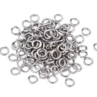 Прыгающие кольца из нержавеющей стали 2000, закрытые, но не припаянные, для самостоятельного изготовления ювелирных изделий для браслетов, ожерелий, комплектующие 5, 6, 7, 8, 10 мм, 304 шт.