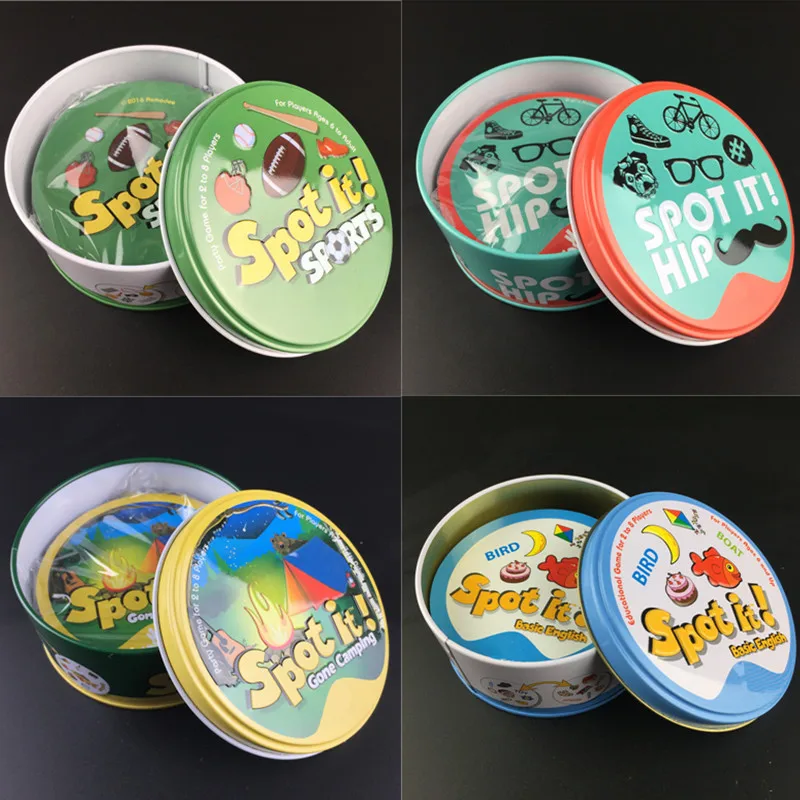 Spot it и dobble карточная игра настольная Настольная для Dobbles Детские Спот карты It Go