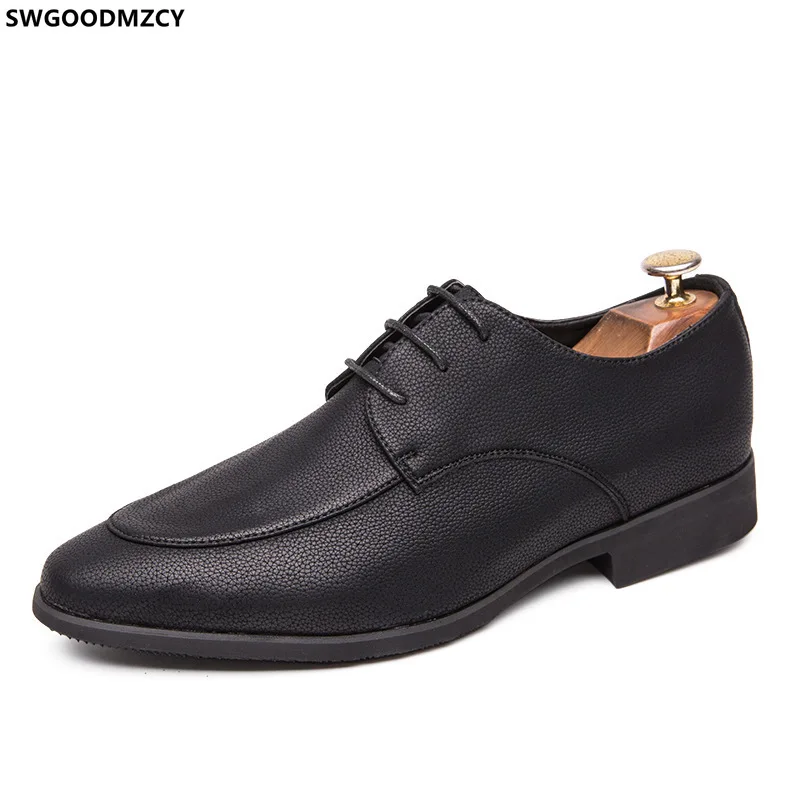 

Formal Derby Men Pointed Toe Dress Shoes Elegant Party Shoes for Men 2023 Classic Shoes Men Zapatos De Hombre Chaussure De Homme