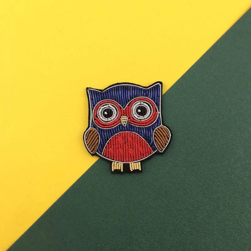 

Брошь в виде совы во французском стиле, красивая Мини-брошь ручной работы, сделай сам, проволока в Индии