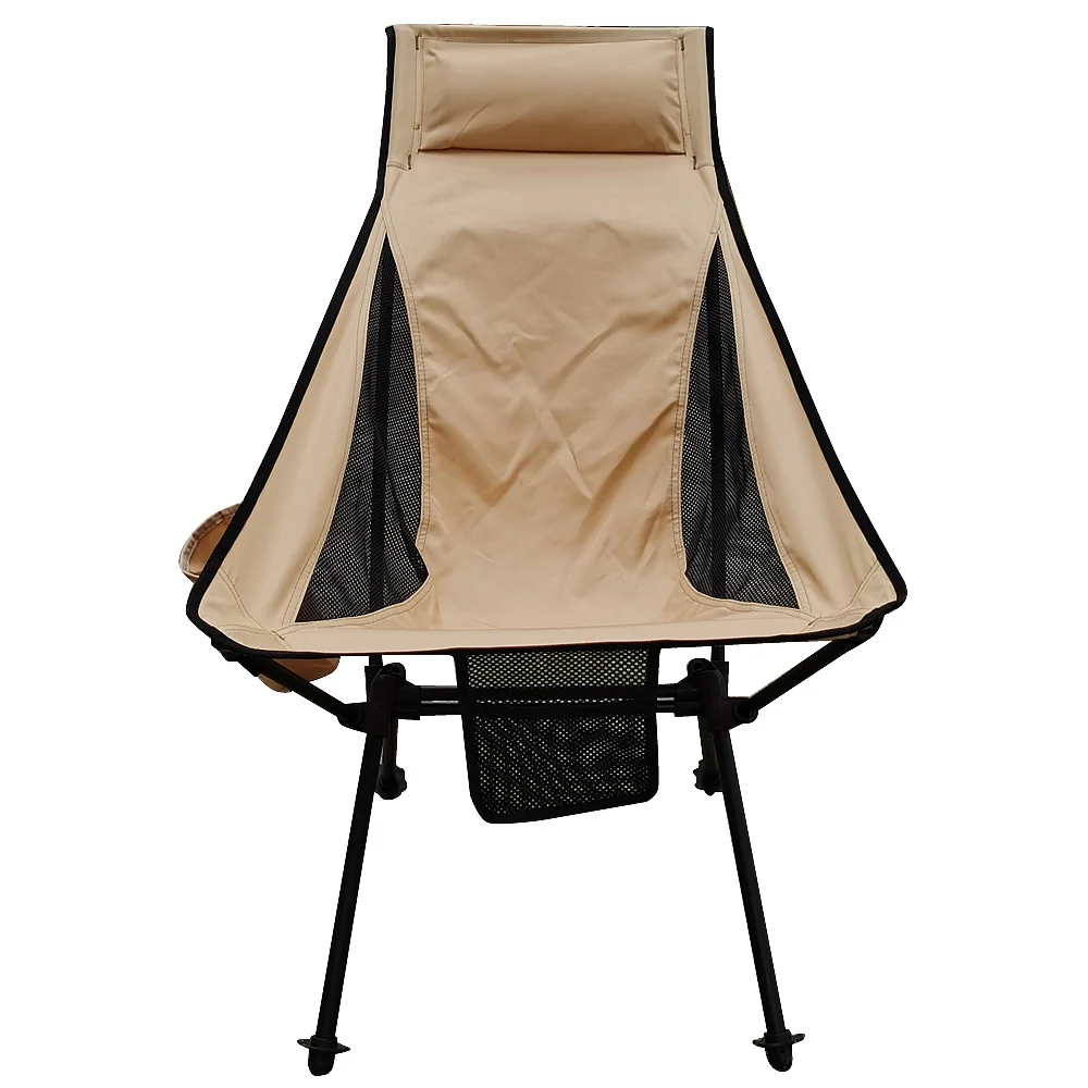 구매 야외 캠핑 의자 옥스포드 헝겊 휴대용 접는 더블 튜브 빔 여행 낚시 피크닉 바베큐 비치 의자