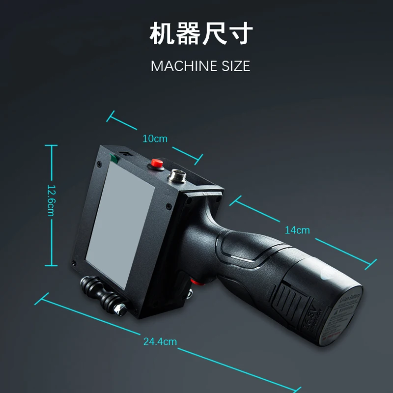 ЖК-экран портативный умный струйный принтер USB Дата производства пищевая