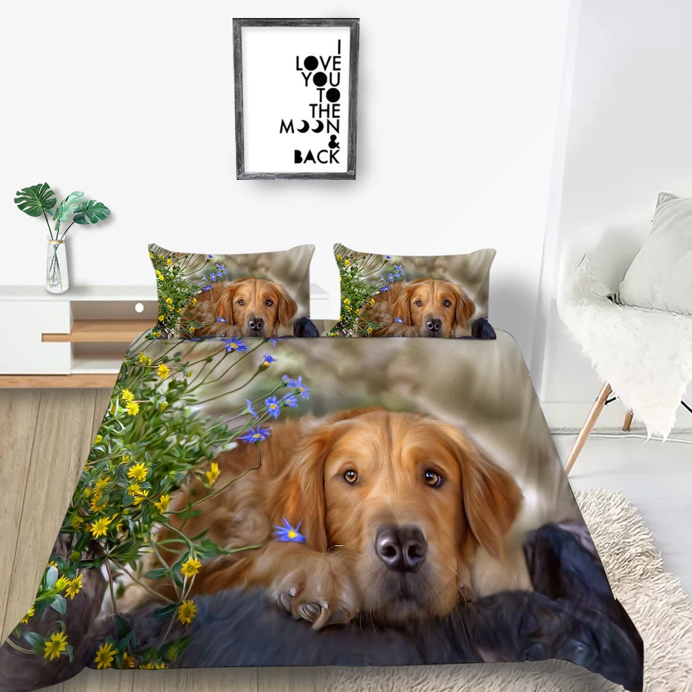 Роскошный комплект постельного белья золотые извлечения простой классический