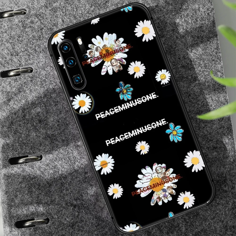 

INS Korea brand peaceminusone Phone Case For Huawei P Mate 10 20 30 40 Lite Pro smart Z 2019 nova 5t black Cover Fashion Back