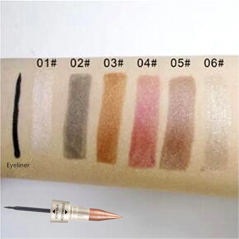 Двухсторонняя Водостойкая Подводка для глаз 2 в 1 с перламутровыми проблесками