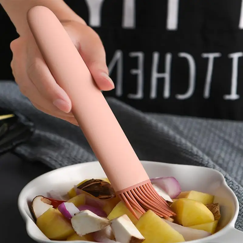 Термостойкая щетка для выпечки барбекю соус крем масло съемная силиконовая с