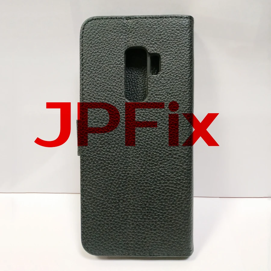 Чехол для телефона samsung S9 Plus кожаный чехол s9 + G965 простой откидной с кармашком карт