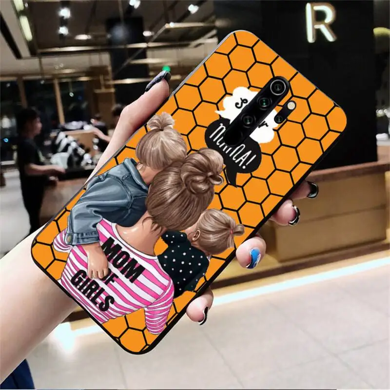 Модный чехол для телефона с изображением девушки супер мама ребенок Redmi Note 9 8 8T 8A 7