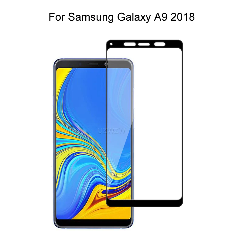 Стекло для Samsung Galaxy A9 2018 полное покрытие 0 26 мм защитное закаленное стекло