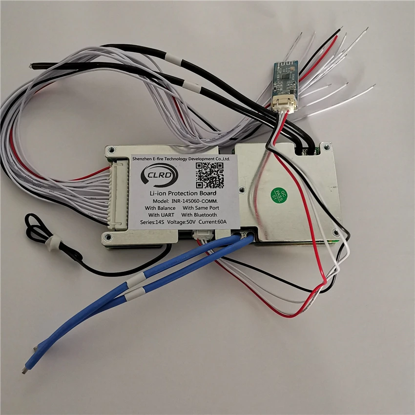 Умная литий ионная lipo батарея 14S 48 В 20A 30A 40A 60A BMS PCM PCB с bluetooth и связью|Аксессуары для
