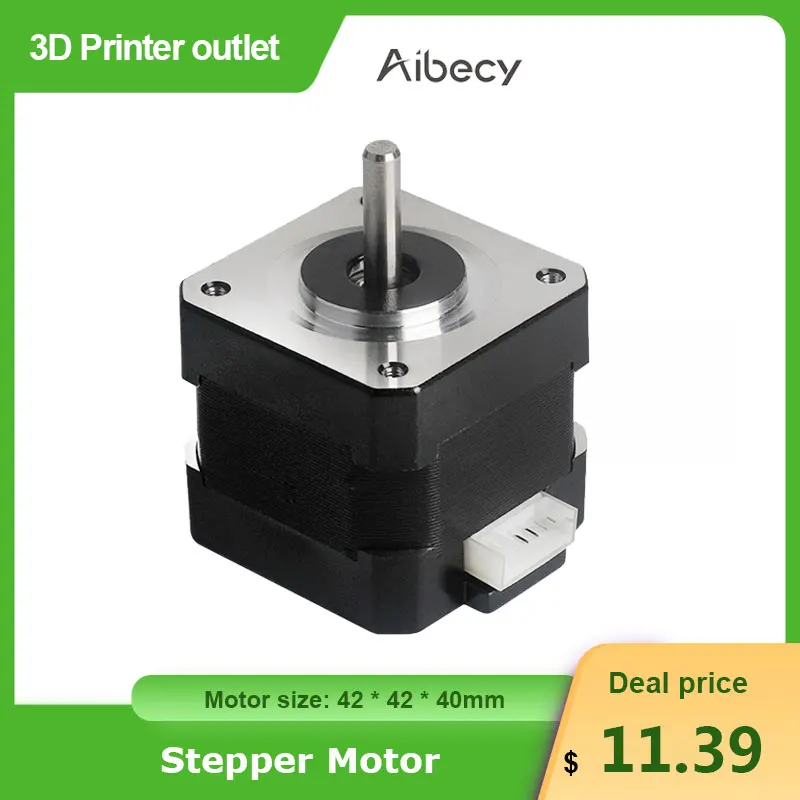 Aibecy 3D принтеры Запчасти 42 40 фазный шаговый двигатель 2 1 8 Шаг угла 0.4N.M 1A для Creality CR
