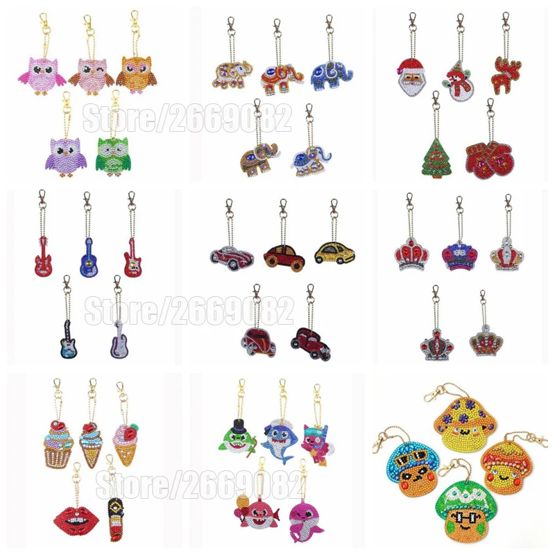 5D DIY алмазная живопись Сумочка с брелоком подвеска ювелирные изделия брелок