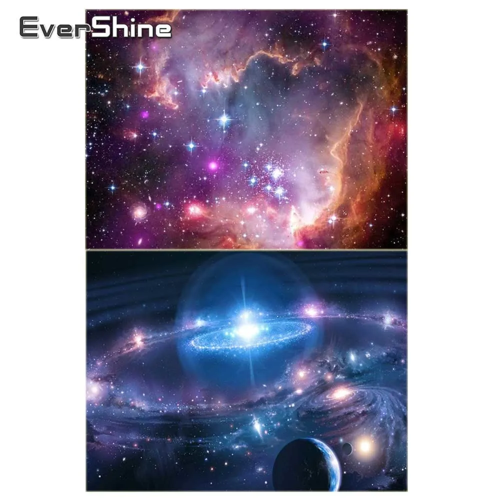 EverShine DIY алмазная живопись вышивка крестом вселенная картина из страз декорации