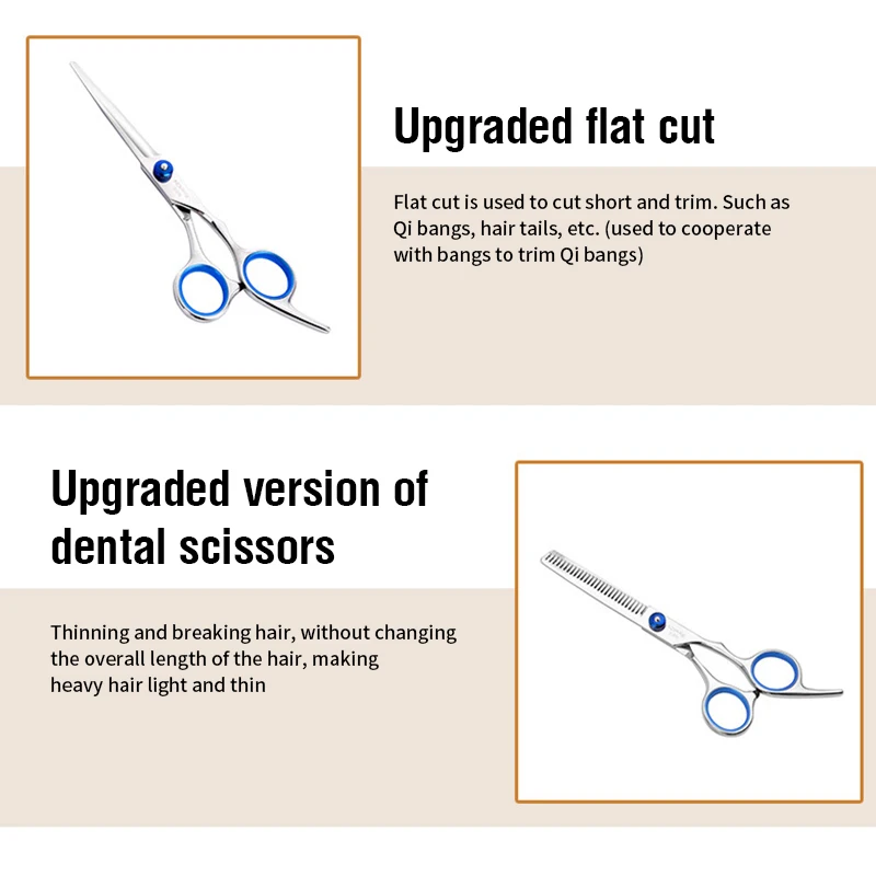 

Professional Hairdressing Hair Scissors Kits Barber Hair Cutting Scissors Hair Cut Thinning Scissors Cape Tail Comb Set