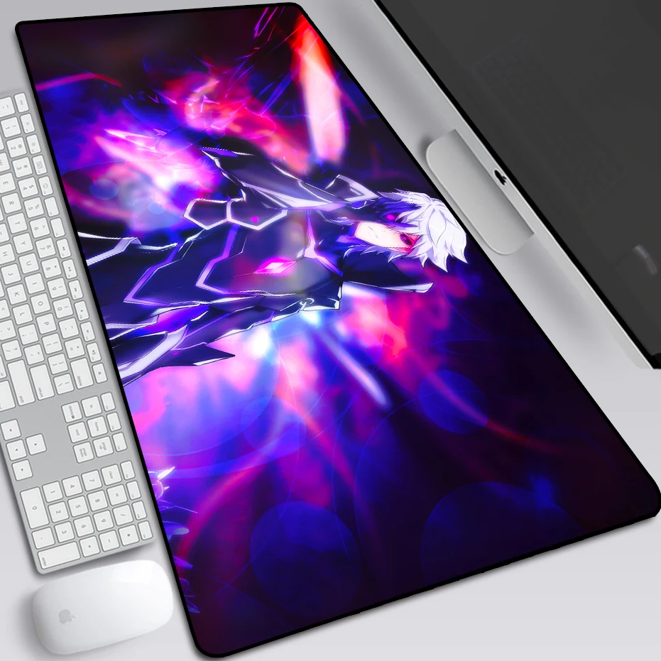 Большой игровой коврик для мыши Elsword компьютерный геймерский с закругленными