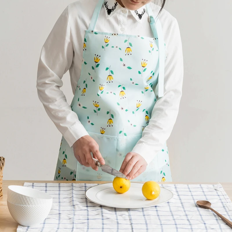 Senyue фартук корейский женский бытовой водонепроницаемый и маслостойкий кухонный