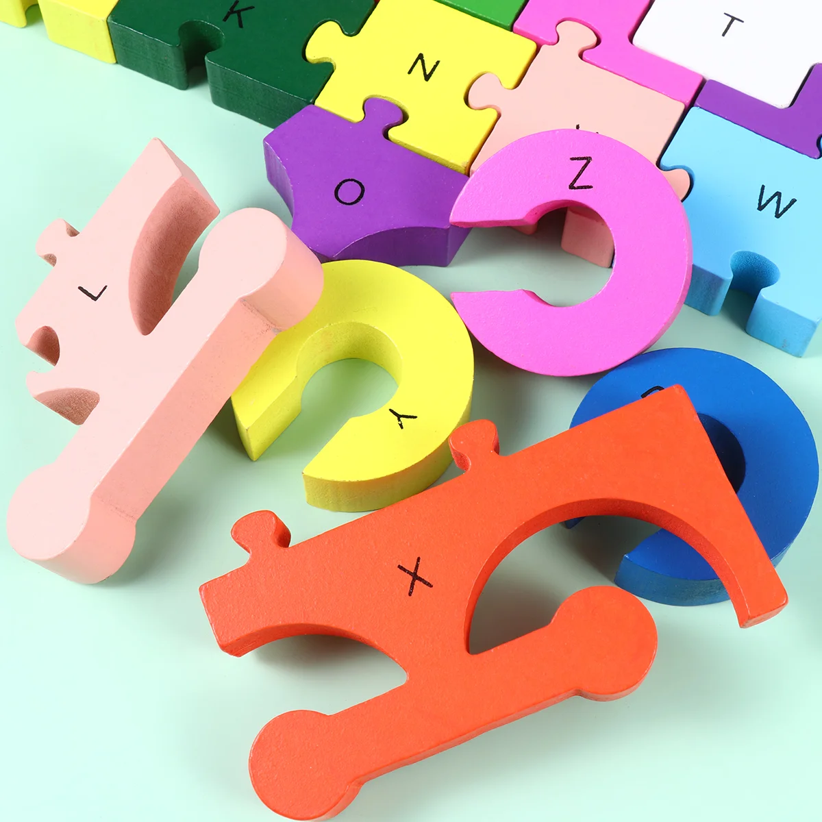 

1 шт. Забавный 26 Алфавит головоломка мультфильм просвещение головоломка креативные Деревянные Головоломки блоки игрушки пазл для раннего р...