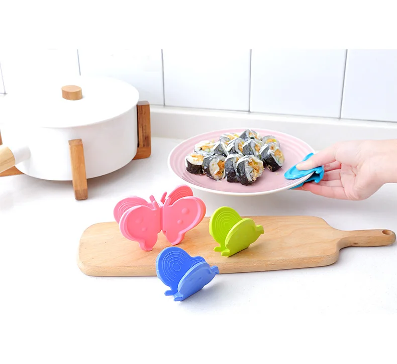 1 шт. силиконовый зажим для пальцев противоскользящие кухонные инструменты