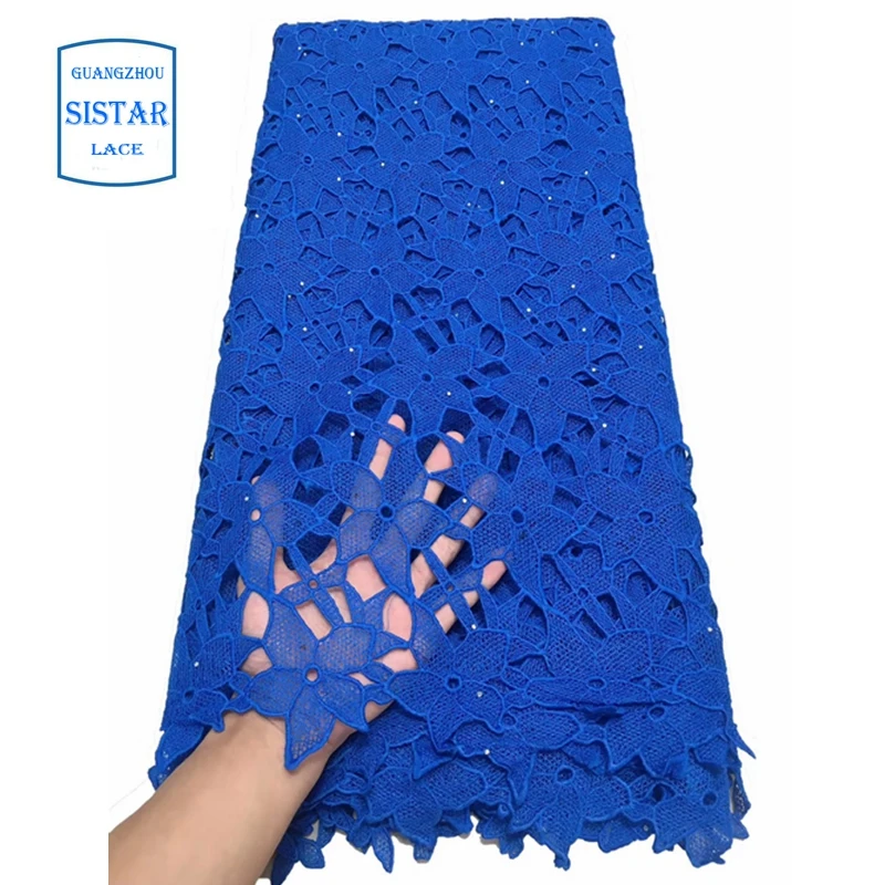 Guipure Cord Fabric Nigerian Milk Silk Lace with Stones White Color Hollow Out for Wedding Party 2020 | Аксессуары для одежды