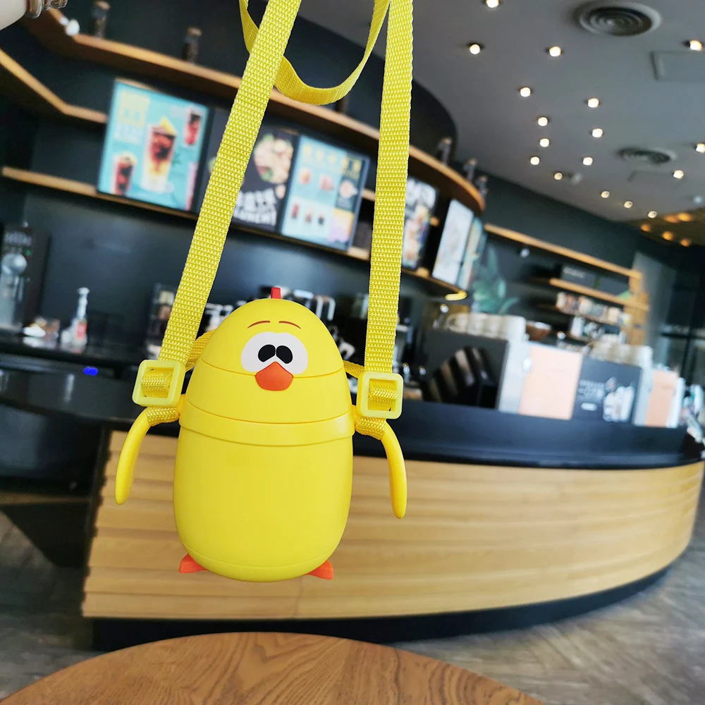 

3D Chicken Insulation Cup 304 Stainless Steel Cartoon Kids Thermos 200ml Double Wall Keep Warm Cold Water Bottle Vacuum Flask