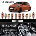 Can-bus автомобильная светодиодная купольная внутренняя карта светильник для Peugeot 2008 3008 4007 4008 5008 RCZ 207 208 307 308 407 508 SW люк CC седан купе