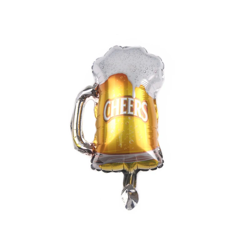 10 шт мини бутылка для вина Фольга воздушные шары мороженого пицца пончики пивной