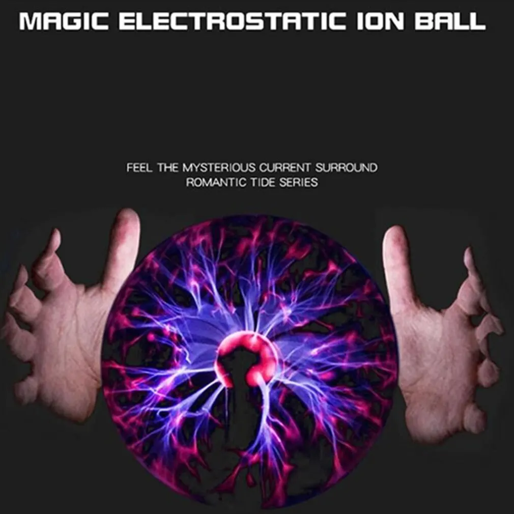 Plasma Ball Atomosphere Night Light Lava Lamp Supply By USB and AAA Batteries Kids Gift 2020 Magic Lightning Bolt LED Lampen | Освещение