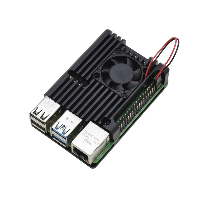 Для Raspberry Pi 4 чехол из алюминиевого сплава с ЧПУ защитный Корпус охлаждающим