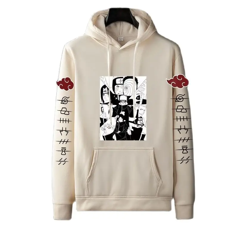 

Spring and summer new anime brand printed attack hoodie pullover sweatshirt Harajuku hip-hop light clothing