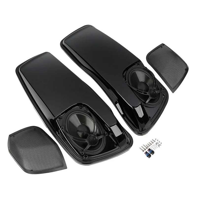 

Motorcycle Saddlebag Lids 5"X7" Speakers For Harley Touring Road King Electra Glide Street Glide FLHX FLHR 2014-2023 2019 2018