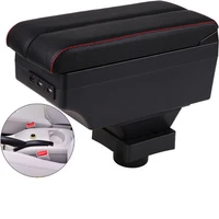 for citroen c4 armrest box central content box interior c4 armrests storage car styling accessories part with usb