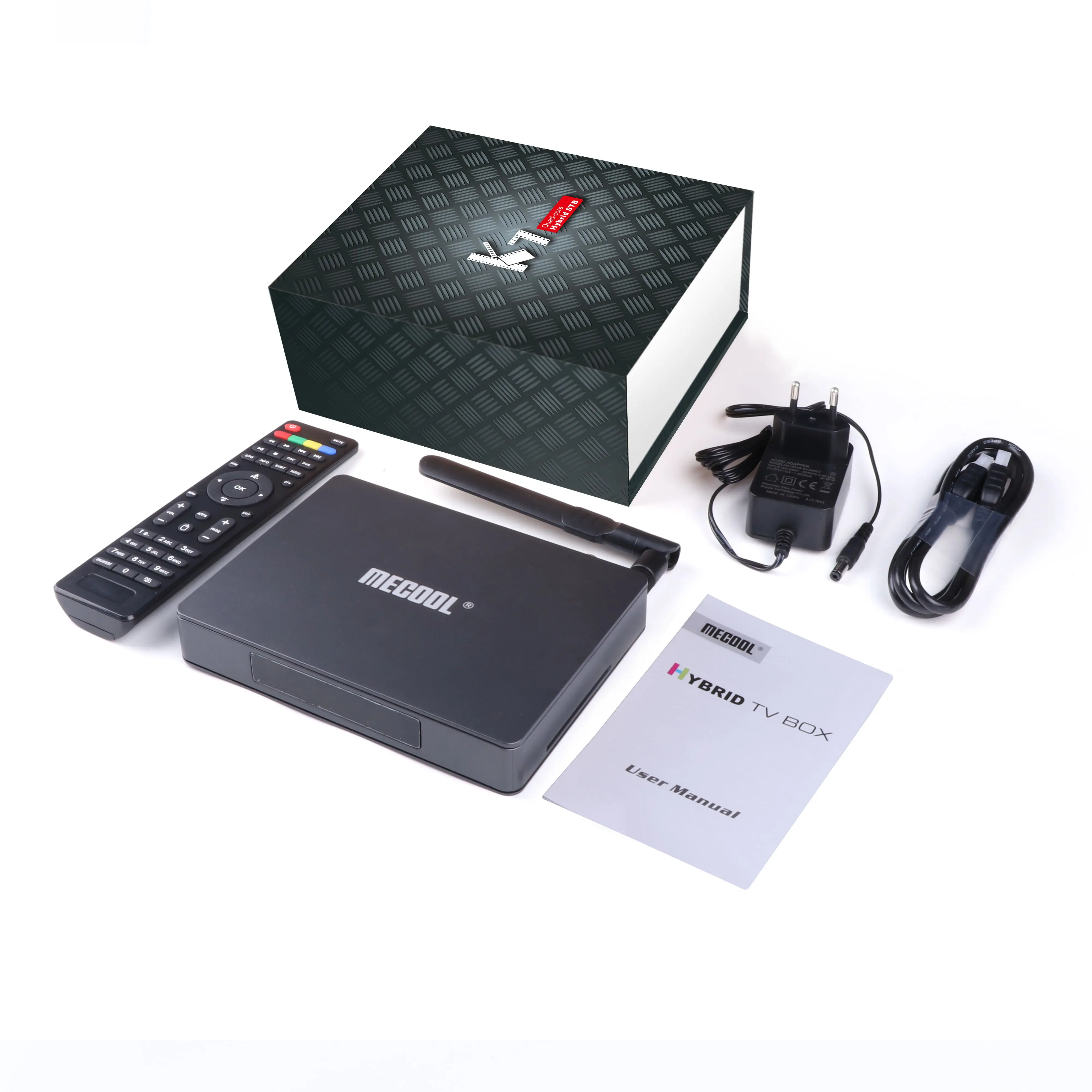 Медиаплеер MECOOL K7 DVB s2-t2-C Android 9,0, Amlogic S905X2, 4 Гб DDR4, 64 Гб ПЗУ, 2,4G, 5G, WiFi, USB3.0, 100 Мбит/с, 4K