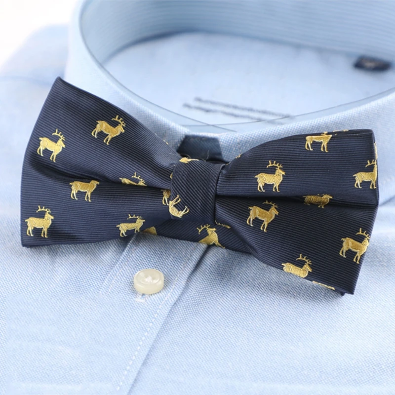 Pajarita para hombre, corbatas formales de negocios tejidas a mano, accesorios de vestir cl&aacute;sicos c&oacute;modos con textura de moda-2