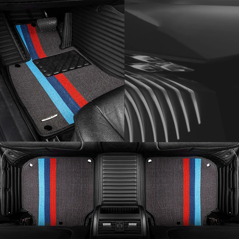 

Car floor mats for all bmw f10 e36 e39 e30 x3 e83 e90 e60 x5 e53 f30 e34 x5 f15 g30 e70 f34 e65 e91 f31 e46 x1 x6 car floor mats