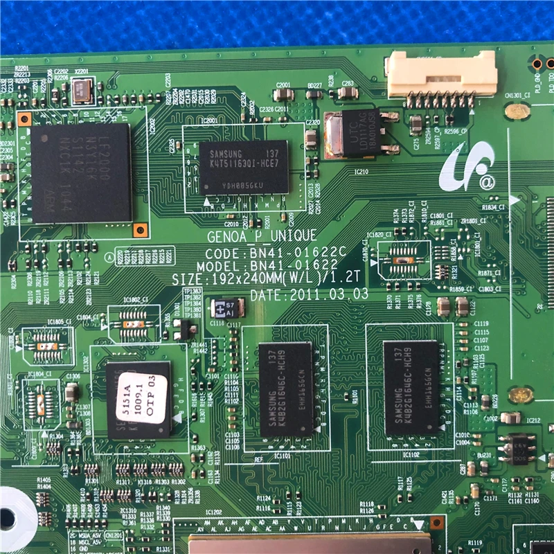 Good test BN41-01622C UE40D7000LSXRU for Samsung main board UE40D7000LS UE40D7000 screen LTJ400HL01-L motherboard BN41-01622