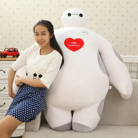 Большой размер герой 6 Супер Талисман Baymax плюшевая игрушка мягкая мультяшная