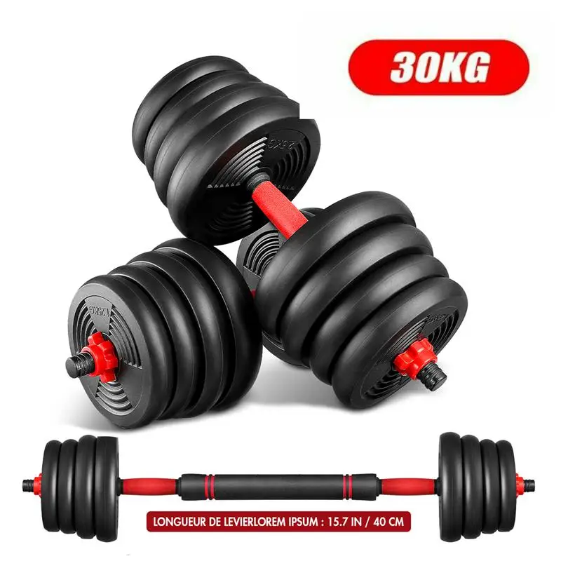 

Adjustable Weights Dumbbells Barbell Set Home Fitness Weight Dumbbells Set Gym Workout Exercise Training With Connecting Rod